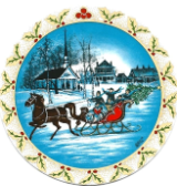 P. BUCKLEY MOSS " THE SLEIGHRIDE " ORNAMENT