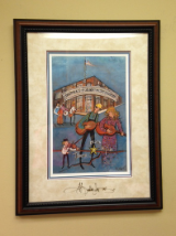 P. BUCKLEY MOSS FRAMED GICLEE "BIRTHPLACE OF COUNTRY MUSIC MUSEUM"