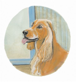 P. BUCKLEY MOSS PRINT " DOGS - COCKER SPANIEL "