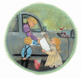 P. BUCKLEY MOSS PRINT " DELIVERING SWEET DREAMS WITHOUT SWEET DREAMS "