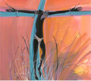 P. BUCKLEY MOSS GICLEE " FOR OUR SINS " SMALL