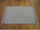 TAN - TAUPE SOLID HONEYCOMB PLACEMAT