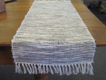 BLACK, SIENNA, AND NATURAL TABLE RUNNER