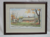 LORRAINE BREWER FRAMED PRINT " THE EXCHANGE PLACE "