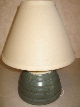 JIM CORNELL POTTERY 13" LAMP