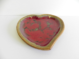 RAY POTTERY LARGE HEART PLATE RAY POTTERY LARGE HEART PLATE