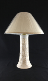 " POTTERY LAMP BY JIM CORNELL "