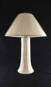 " POTTERY LAMP BY JIM CORNELL "