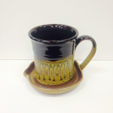 RAY POTTERY " BACON COOKER " BLACK