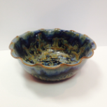 RAY POTTERY " FLUTED BOWL "