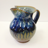 RAY POTTERY PITCHER "PEACOCK"