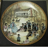 P. BUCKLEY MOSS COLLECTOR PLATE  " THE STORYTELLER " P. BUCKLEY MOSS COLLECTOR PLATE  " THE STORYTELLER "