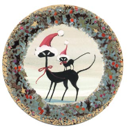 P. BUCKLEY MOSS ORNAMENT " CAT IN THE HAT II "