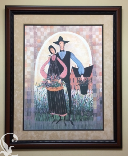 P. BUCKLEY MOSS FRAMED 