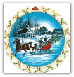 P. BUCKLEY MOSS " THE SLEIGHRIDE " ORNAMENT