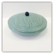 CORNELL ART POTTERY " SHALLOW BOWL WITH LID "