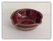 RAY POTTERY RED DIPPING BOWL