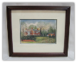 LORRAINE BREWER FRAMED PRINT " ROTHERWOOD MANSION " (SMALL)