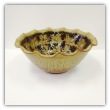 RAY POTTERY " LARGE FLUTED MIXING BOWL "