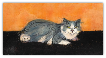 P. BUCKLEY MOSS GICLEE " ANDREW THE CHURCH CAT "